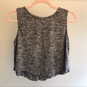 DKNY Sport Sleeveless Cropped Knit Top